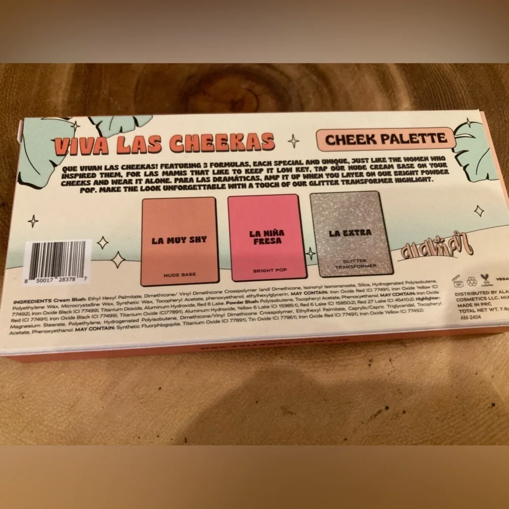 Alamar‎ Viva Las Cheekas Cheek Palette Fair/Light - New in Box